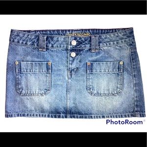 American Eagle Denim Mini Skirt size 10